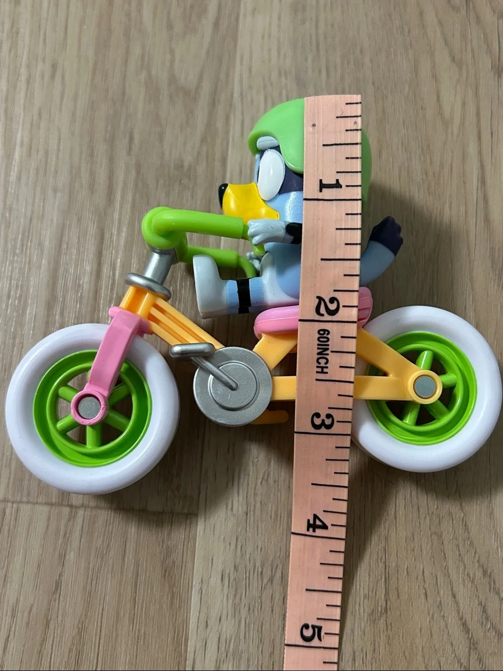 Kids Bluey Bike Playset with Bench and pet-Bluey & Bicycle Figure Set Vehicle